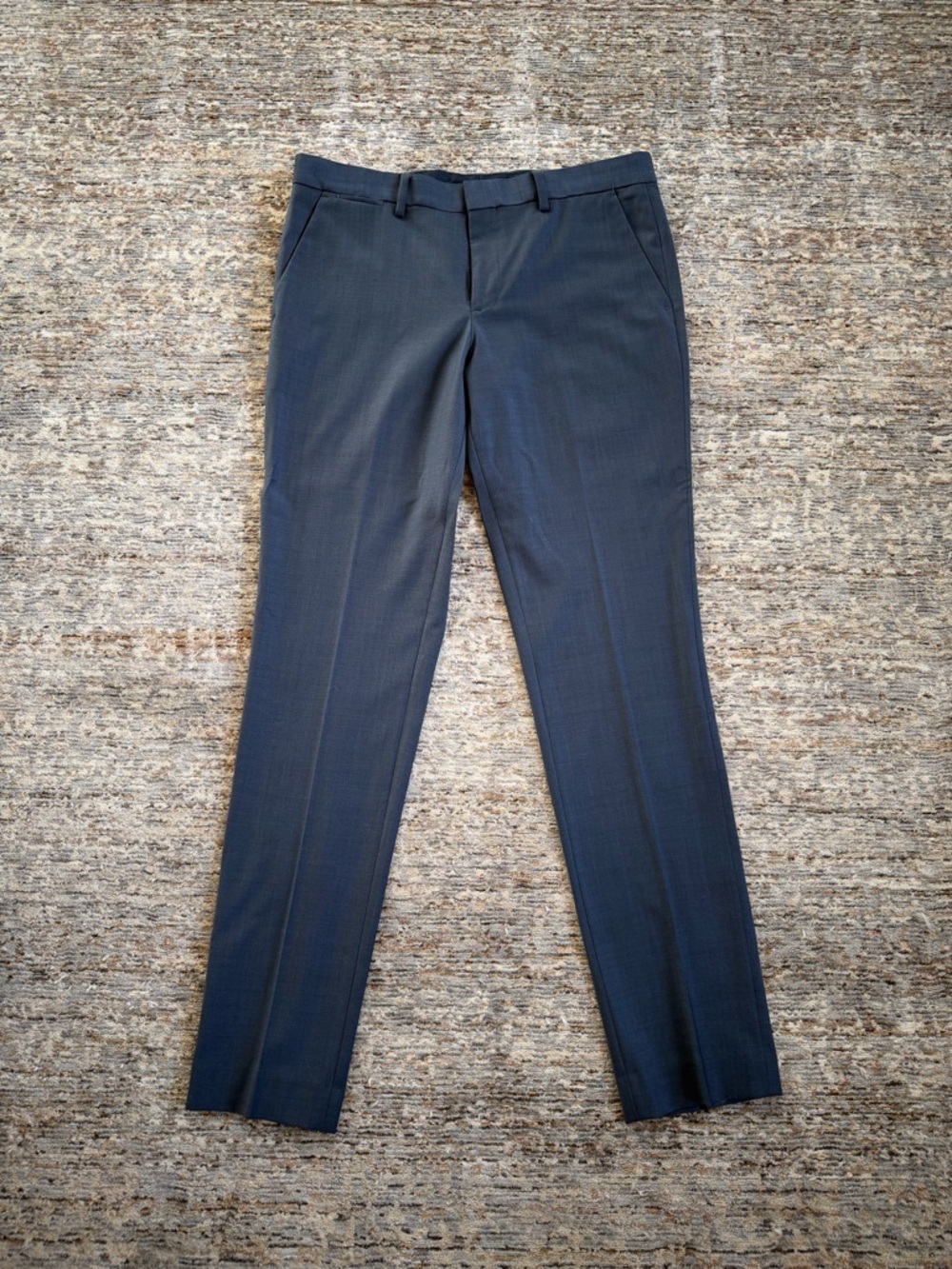 Express Classic Tailored Dress Pants in Dark Charcoal